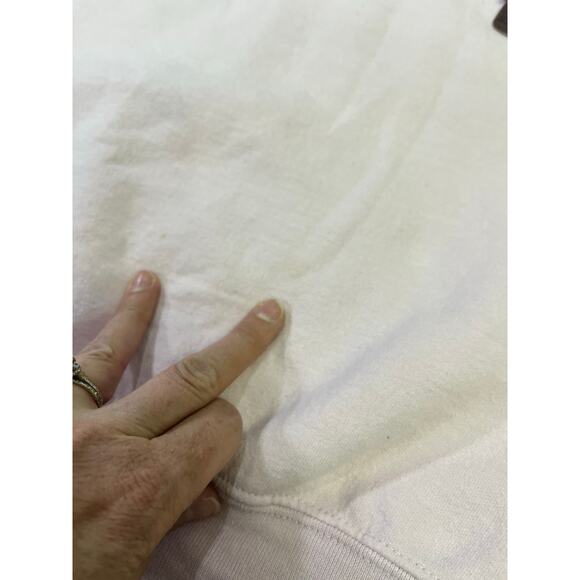 Syd n Mallory Pink Palm Trees Sweatshirt, Womens Sz L, MADE IN ENGLAND Oversized - Picture 5 of 7